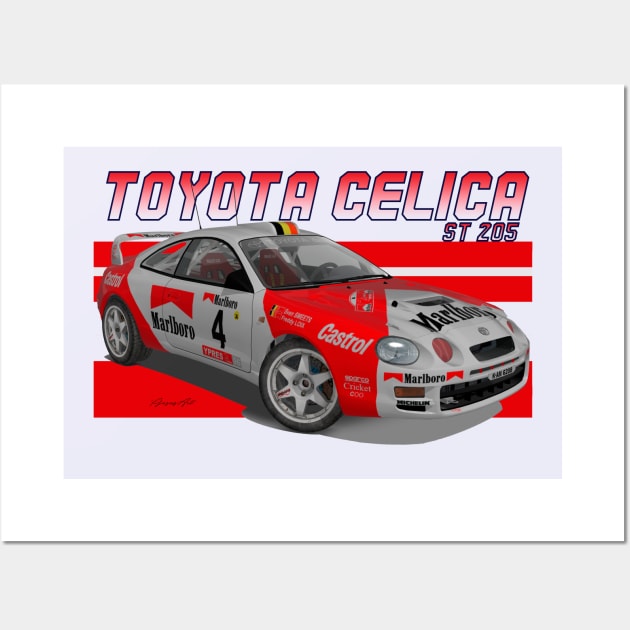 Toyota Celica ST205 Wall Art by PjesusArt